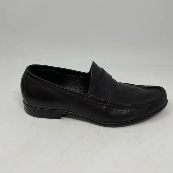 Gucci Brown Leather Men's Loafers 10D - Picture 6 of 15